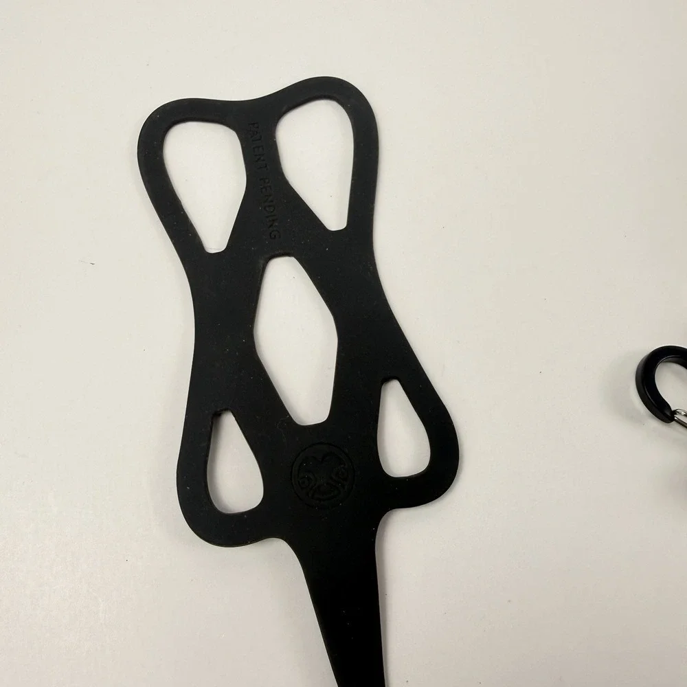 Hangtime Koala Phone Holder Stretchy Harness w/ Tether Clamp Carabiner Black